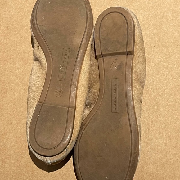 Anthropologie Leifnotes Women Suede Ballet Flats - Picture 3 of 5